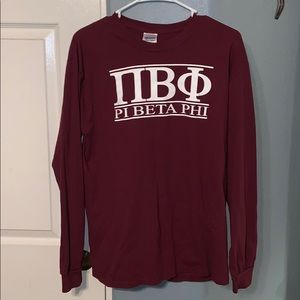 Pi Beta Phi sorority long sleeve